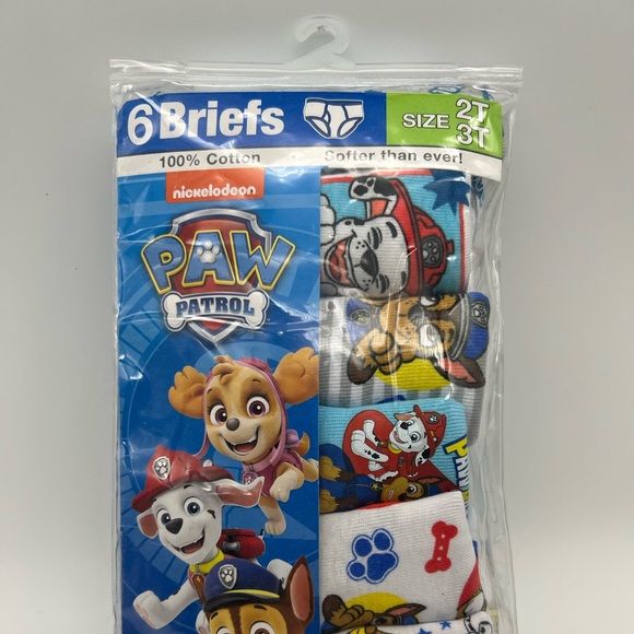 Paw Patrol Toddler Boys Briefs - Picture 2 of 3